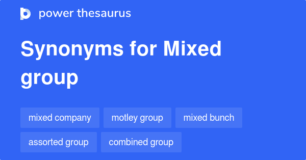 mix thesaurus