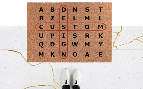 use as a doormat crossword