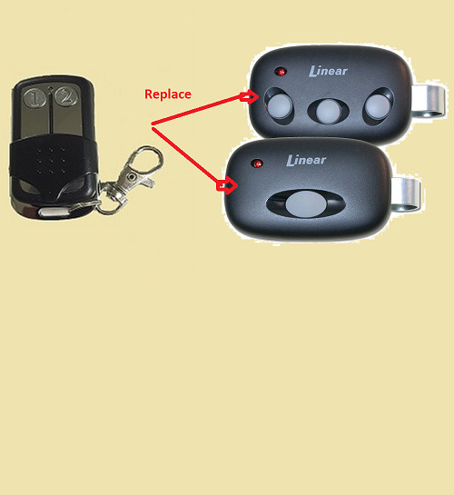 linear garage door opener remote control