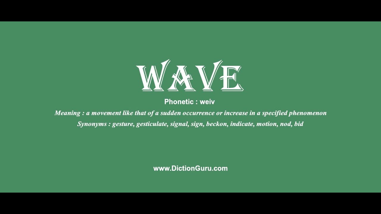 waves synonyms