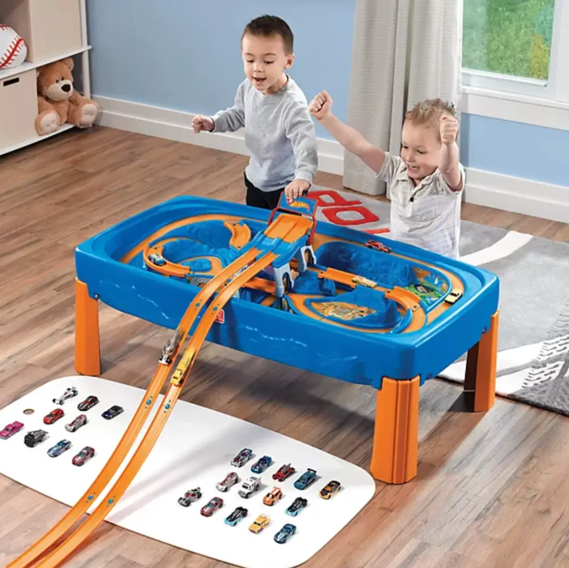 hot wheels table