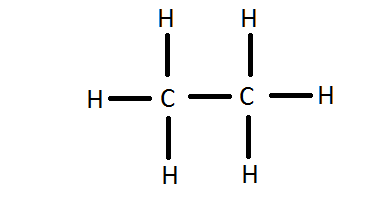 c2h6 electron dot structure