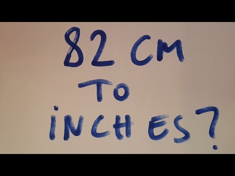 82cm in inches