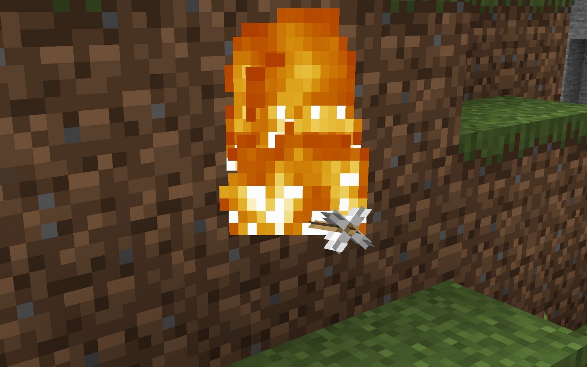 minecraft fire arrows