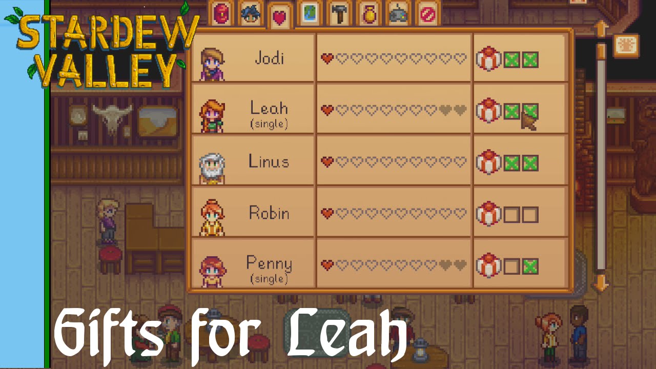 stardew leah gifts