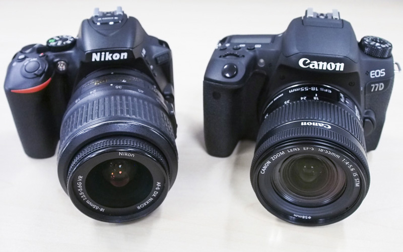 nikon d5600 vs canon 77d