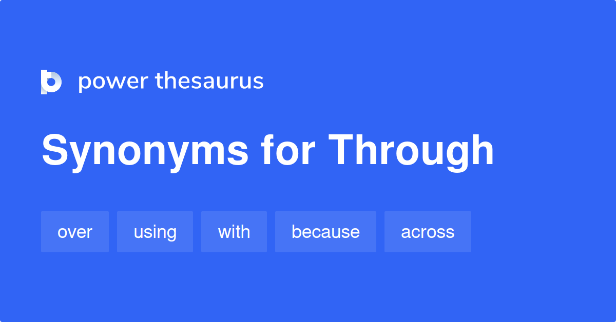 through thesaurus