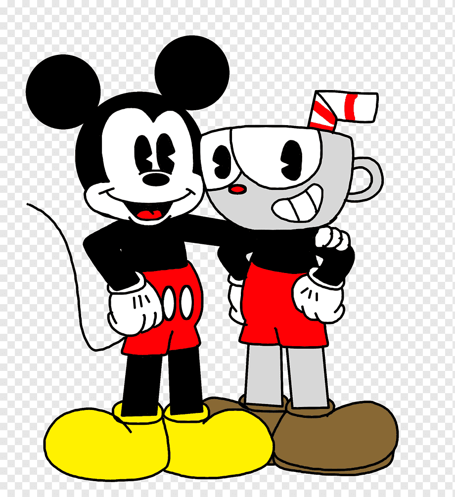 cuphead and mickey mouse