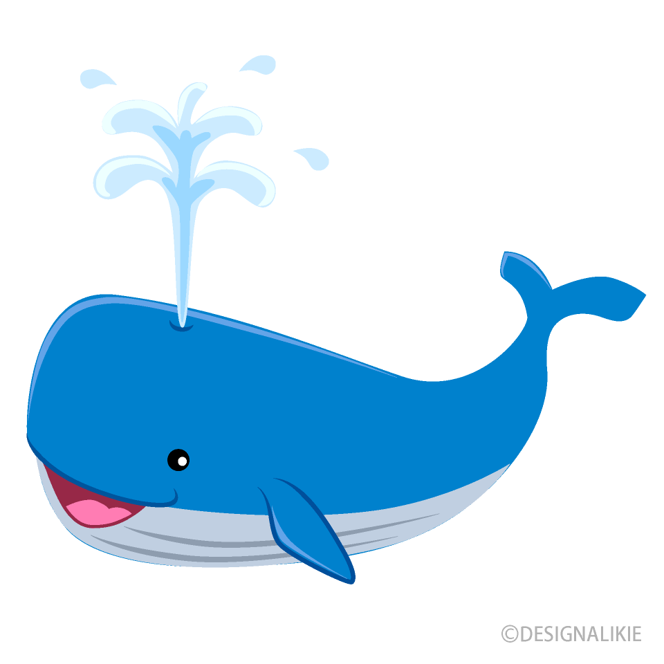 dibujo de ballena azul