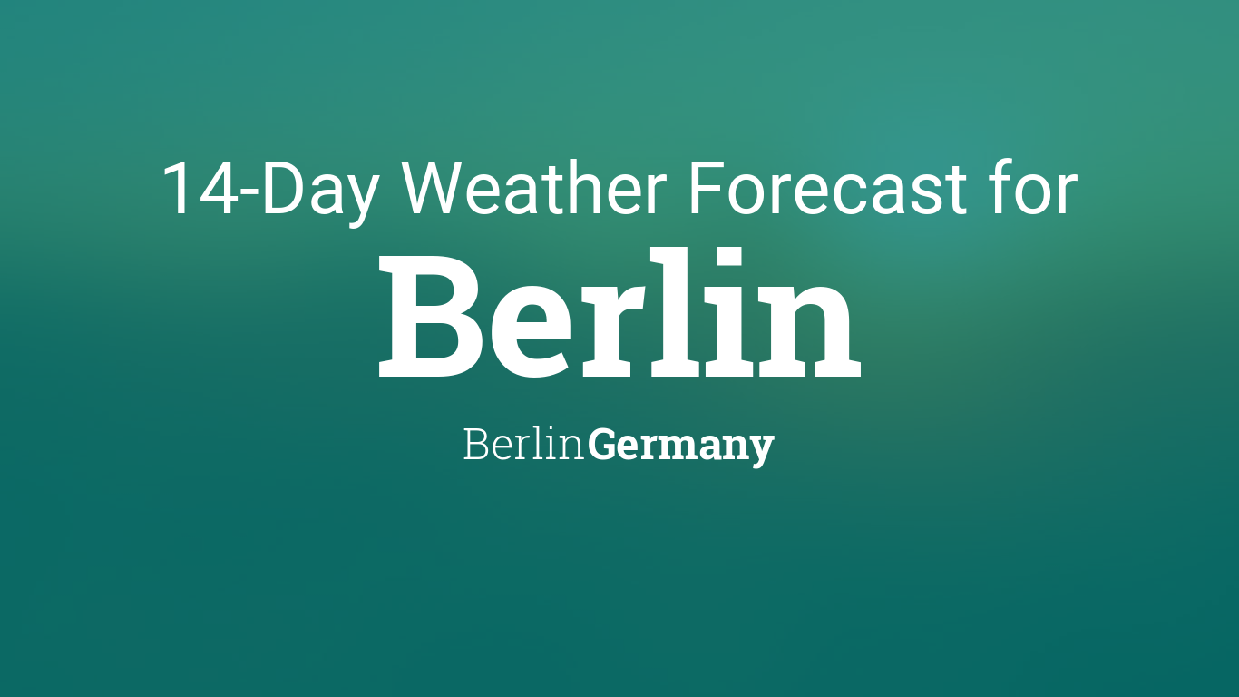 berlin weather 14 days