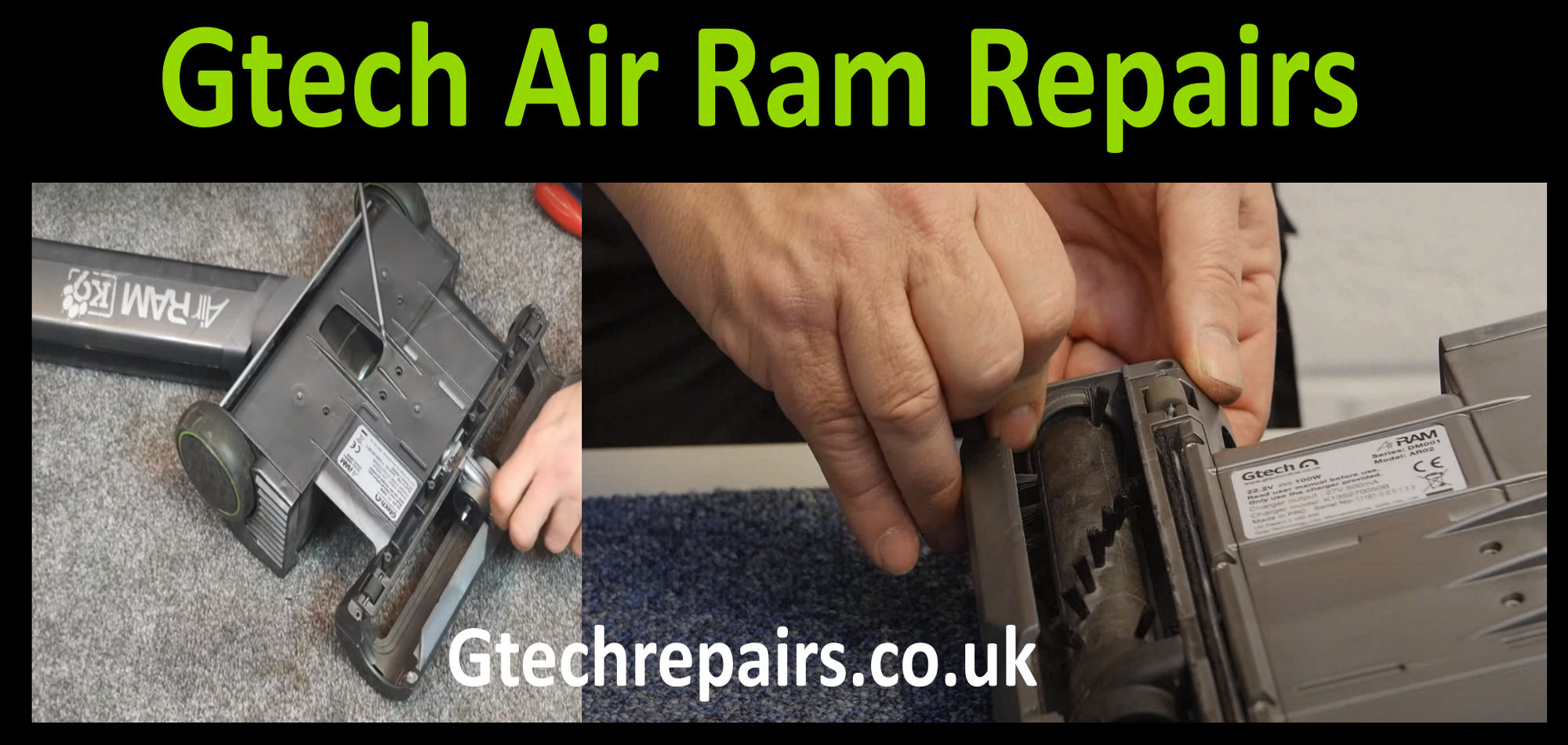 gtech air ram problems