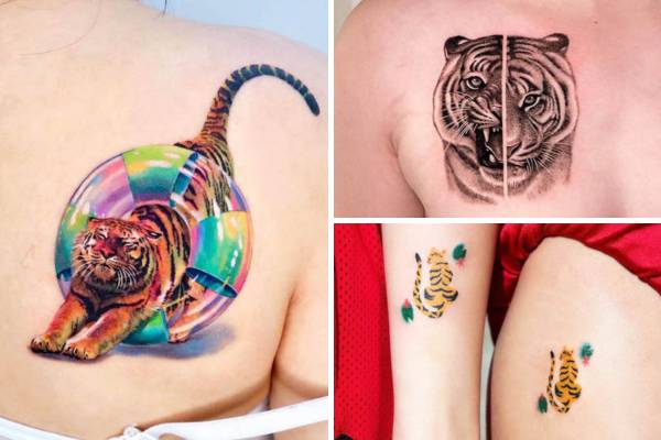 tiger tattoos for women