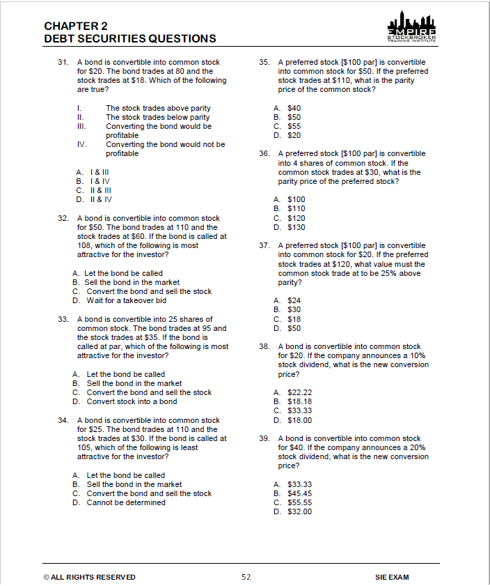 sie exam difficulty