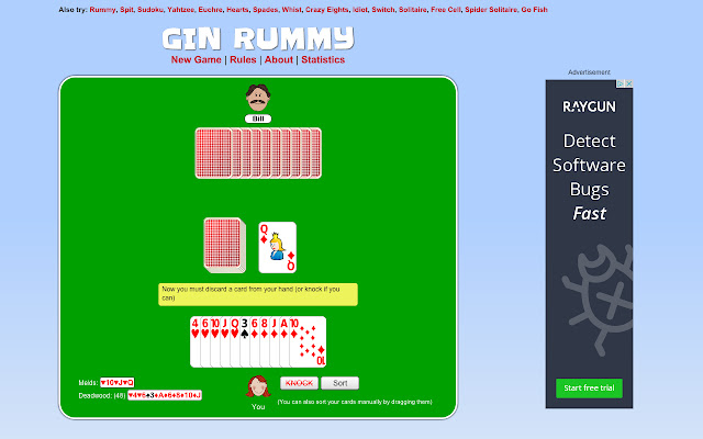 gin rummy io