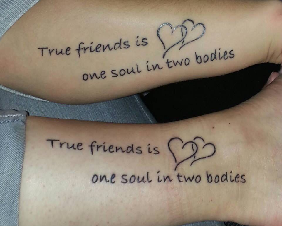 best friend tattoo sayings