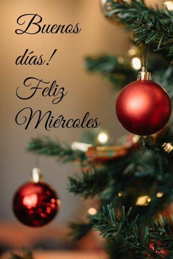 buenos dias miercoles navideño