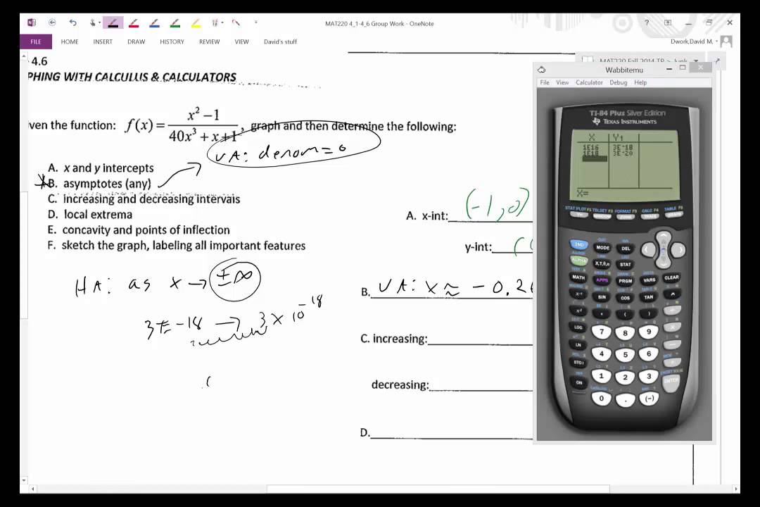 horizontal asymptote calculator