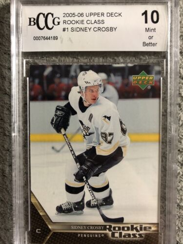 sidney crosby rookie card worth