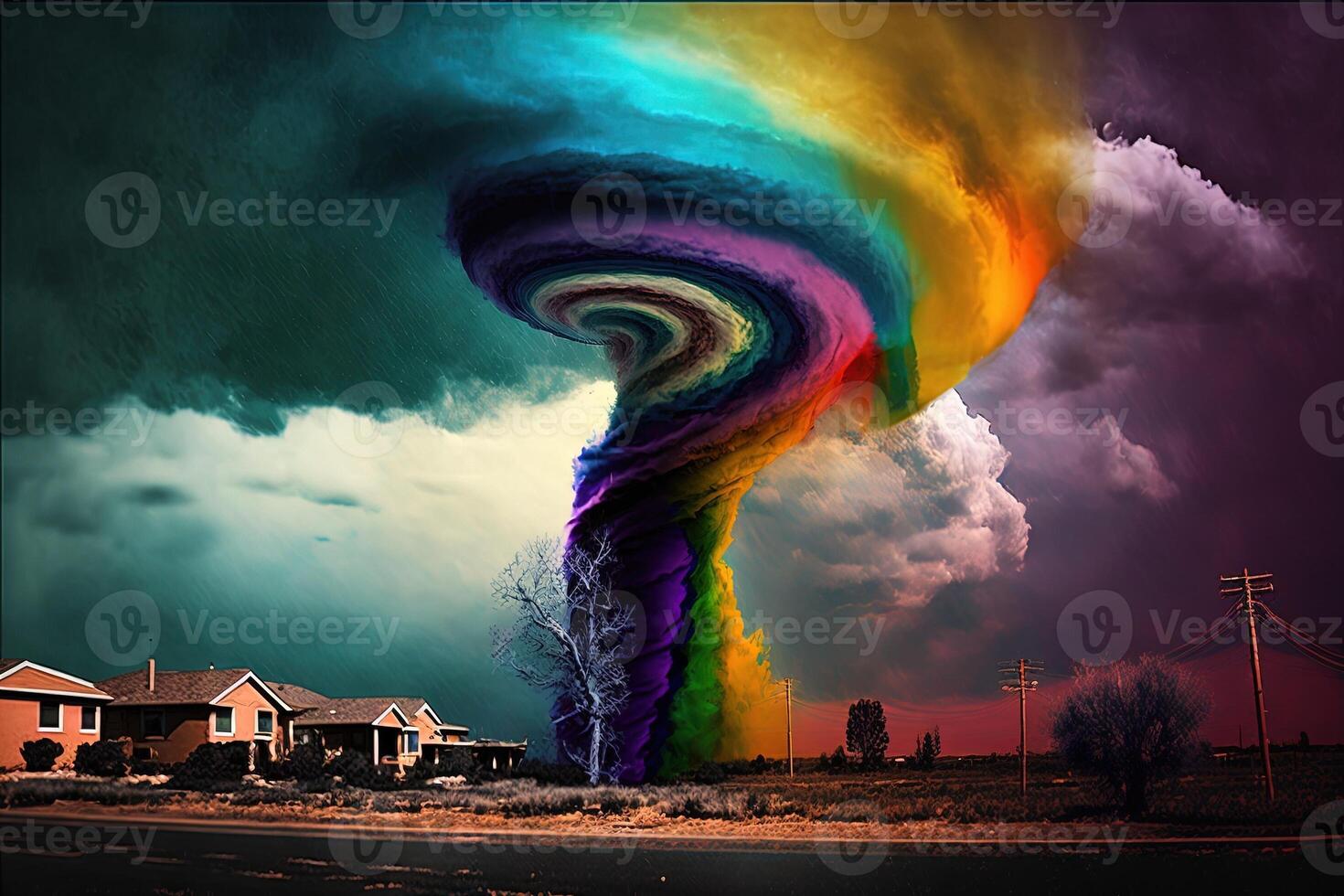 rainbow real tornadoes