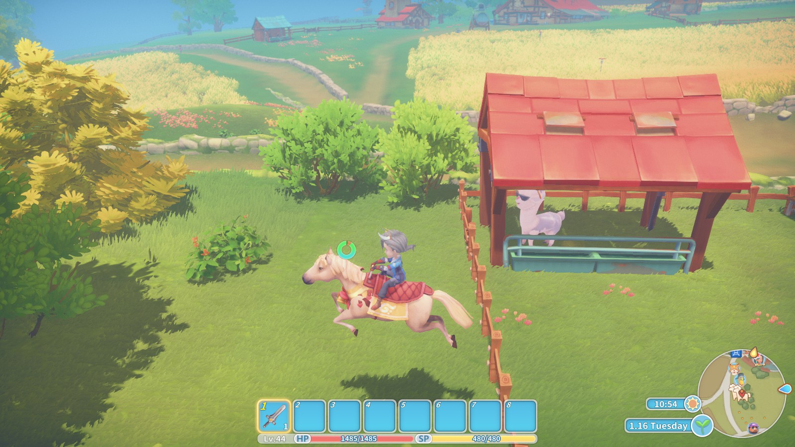 how to get horse my time at portia