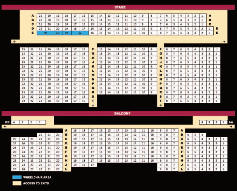 shanklin theatre seating plan