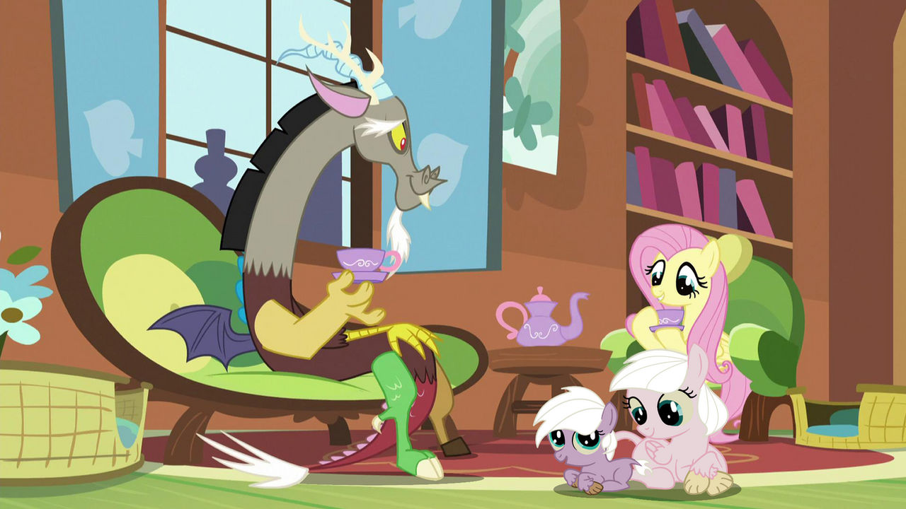 fluttershy and discord