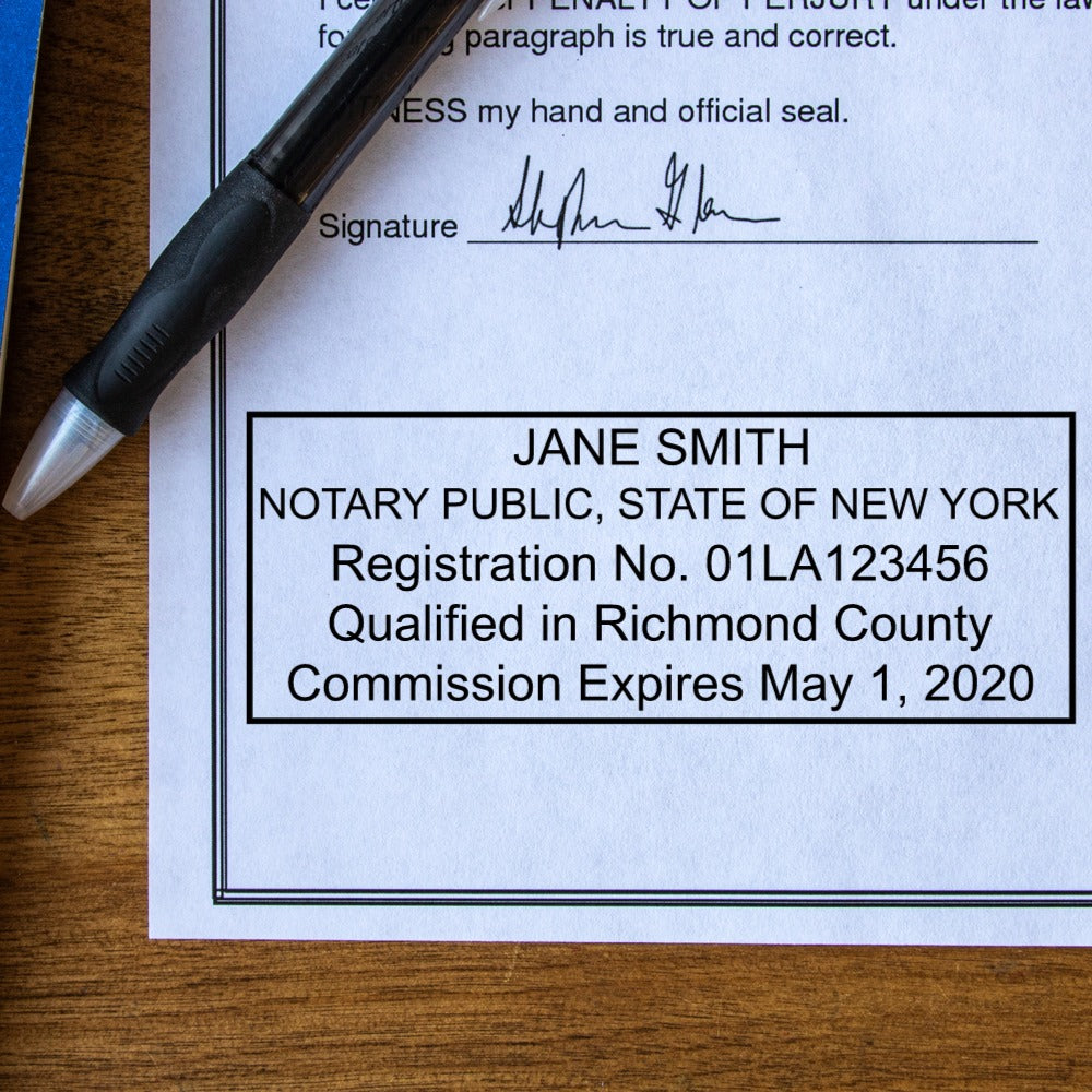 nys notary stamp requirements