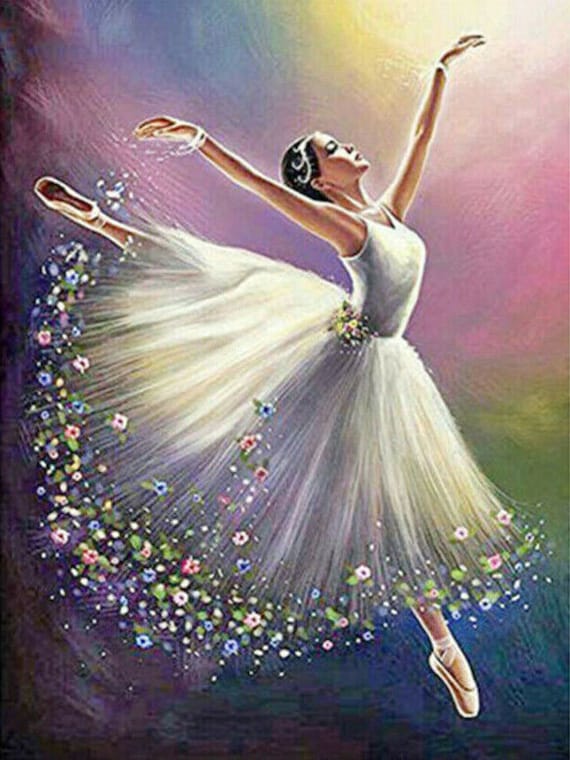 diamond painting ballerina