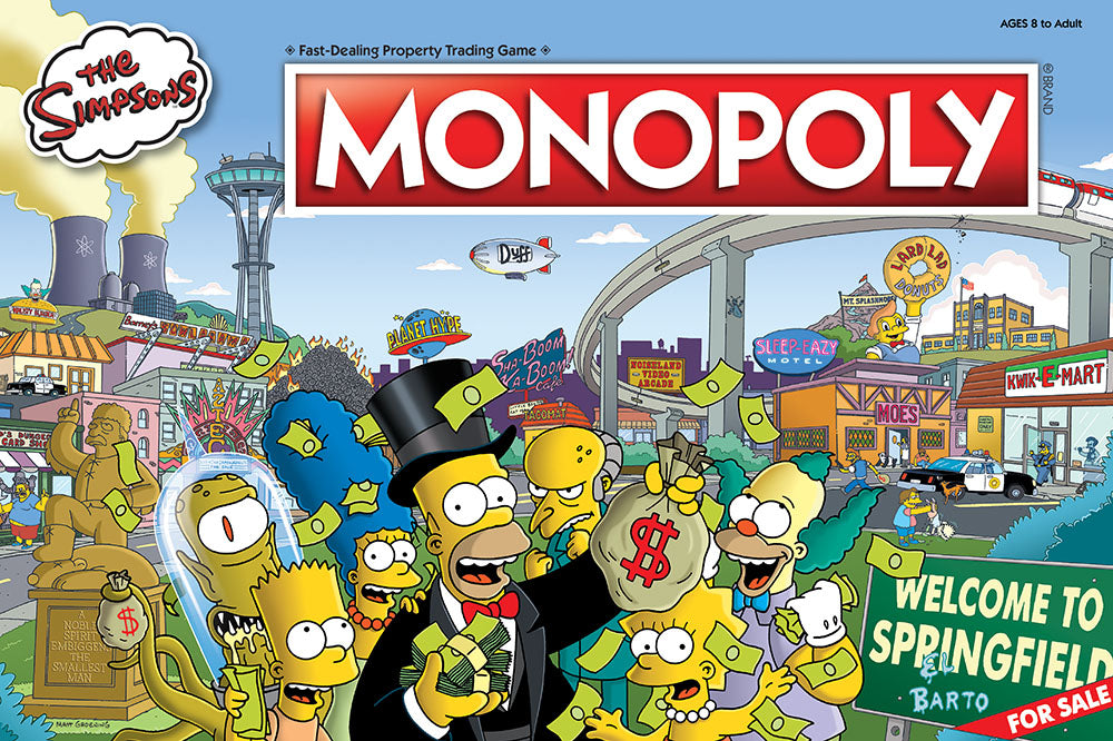 the simpsons monopoly