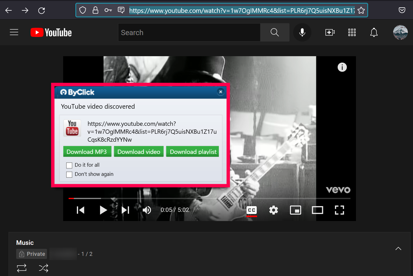 how to download playlist from youtube using idm