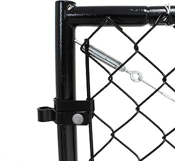 adjustable chain link gate