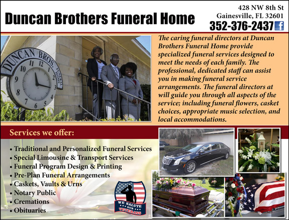 duncan brothers funeral home gainesville fl