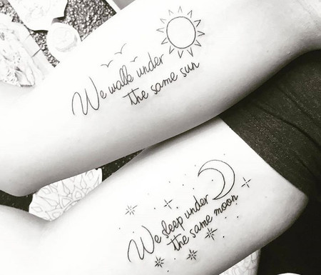 tatuajes de mejores amigas