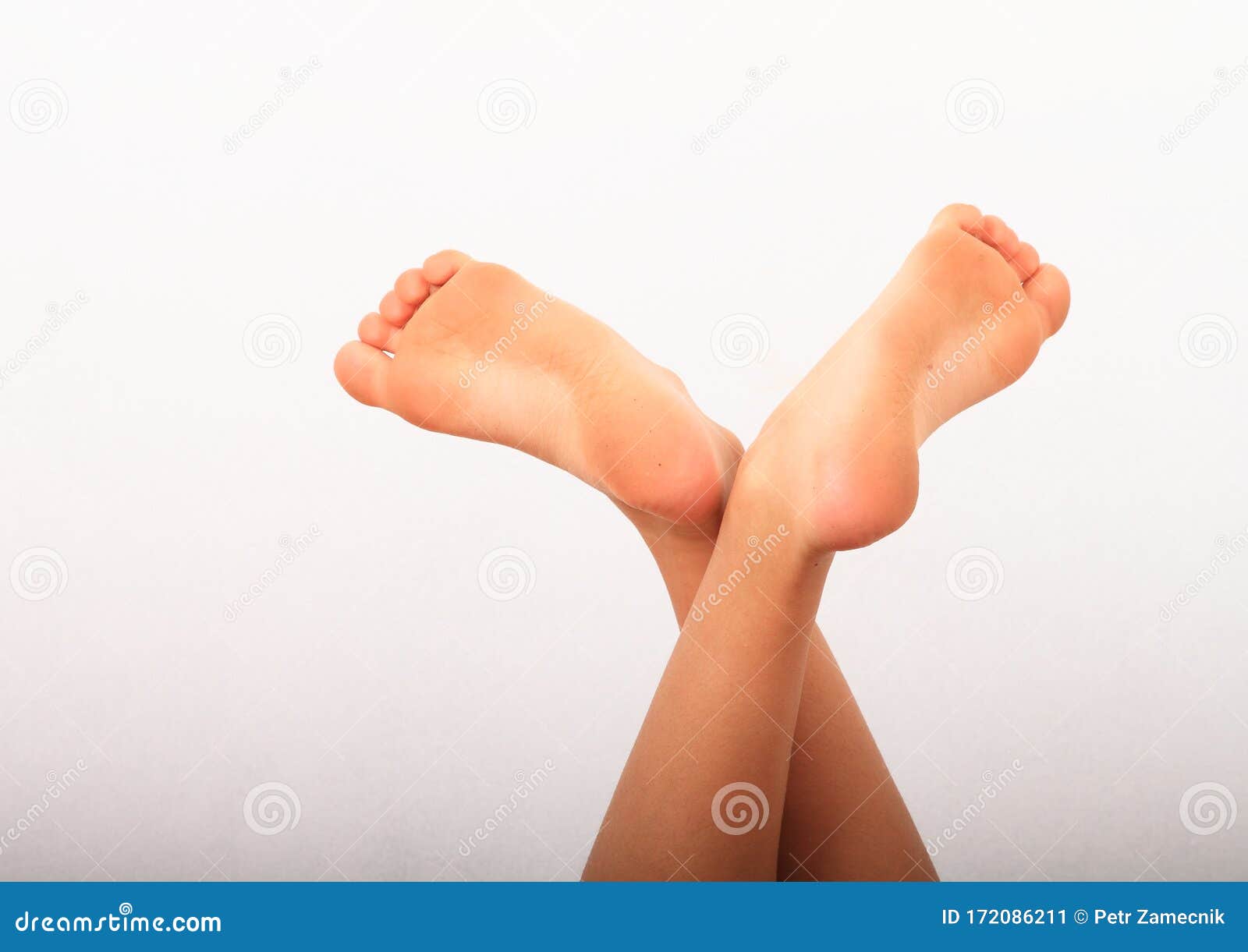 teenager feet soles