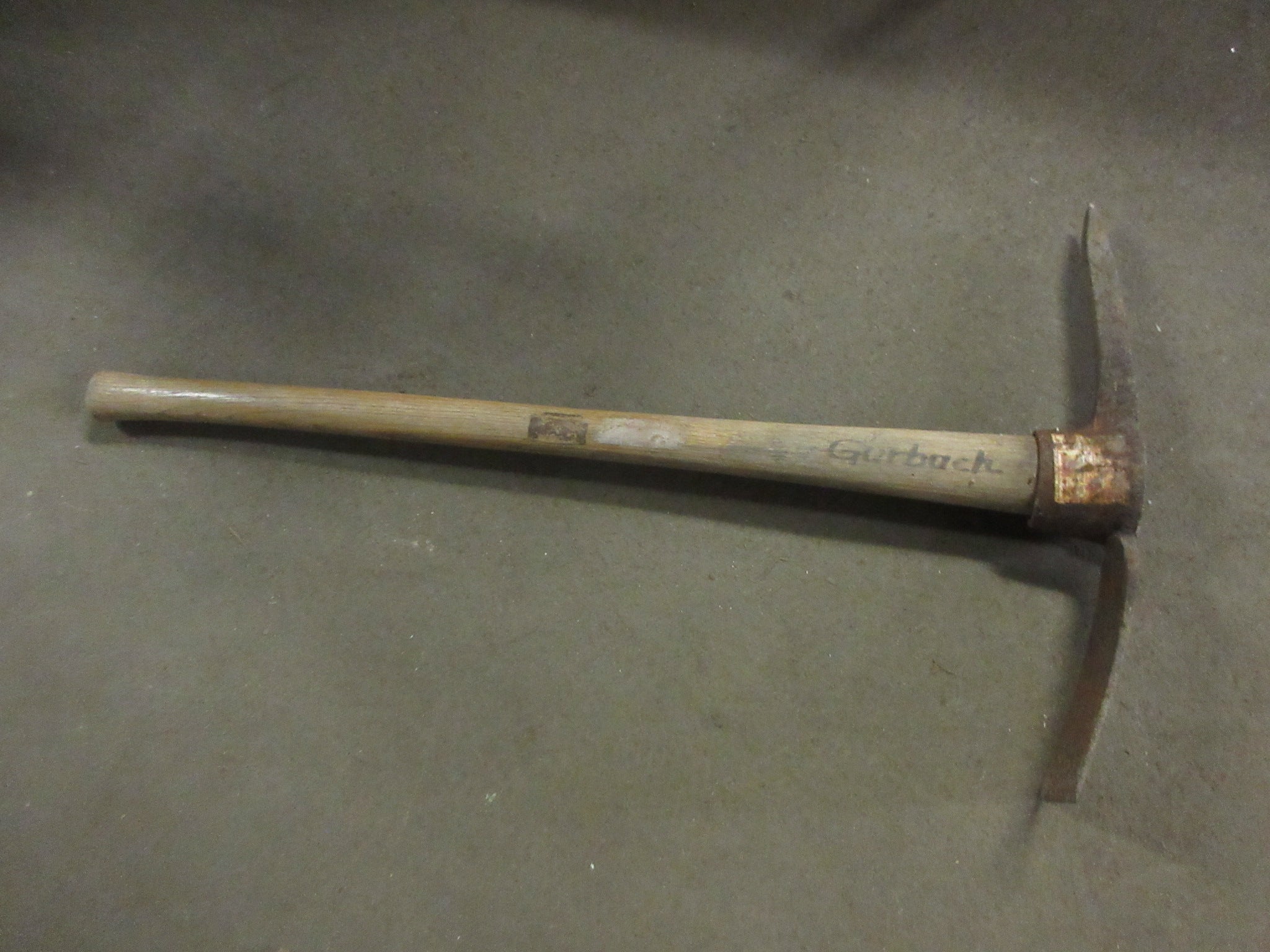 antique pickaxe