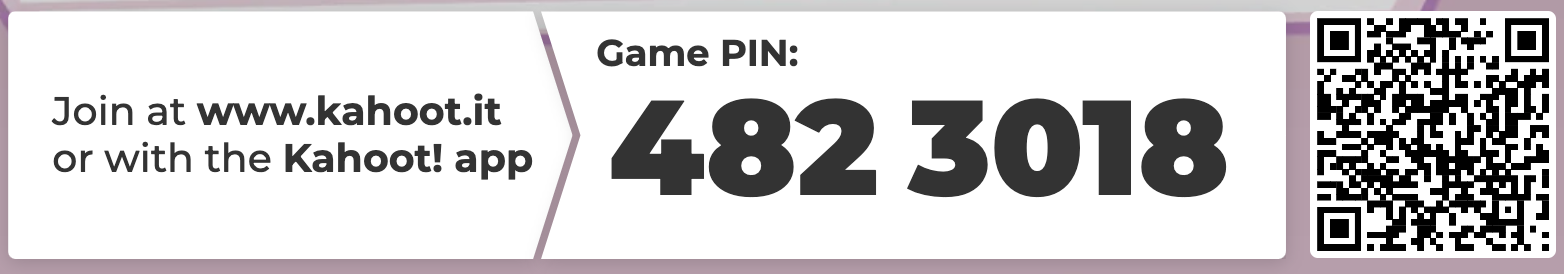 kahoot active game pins