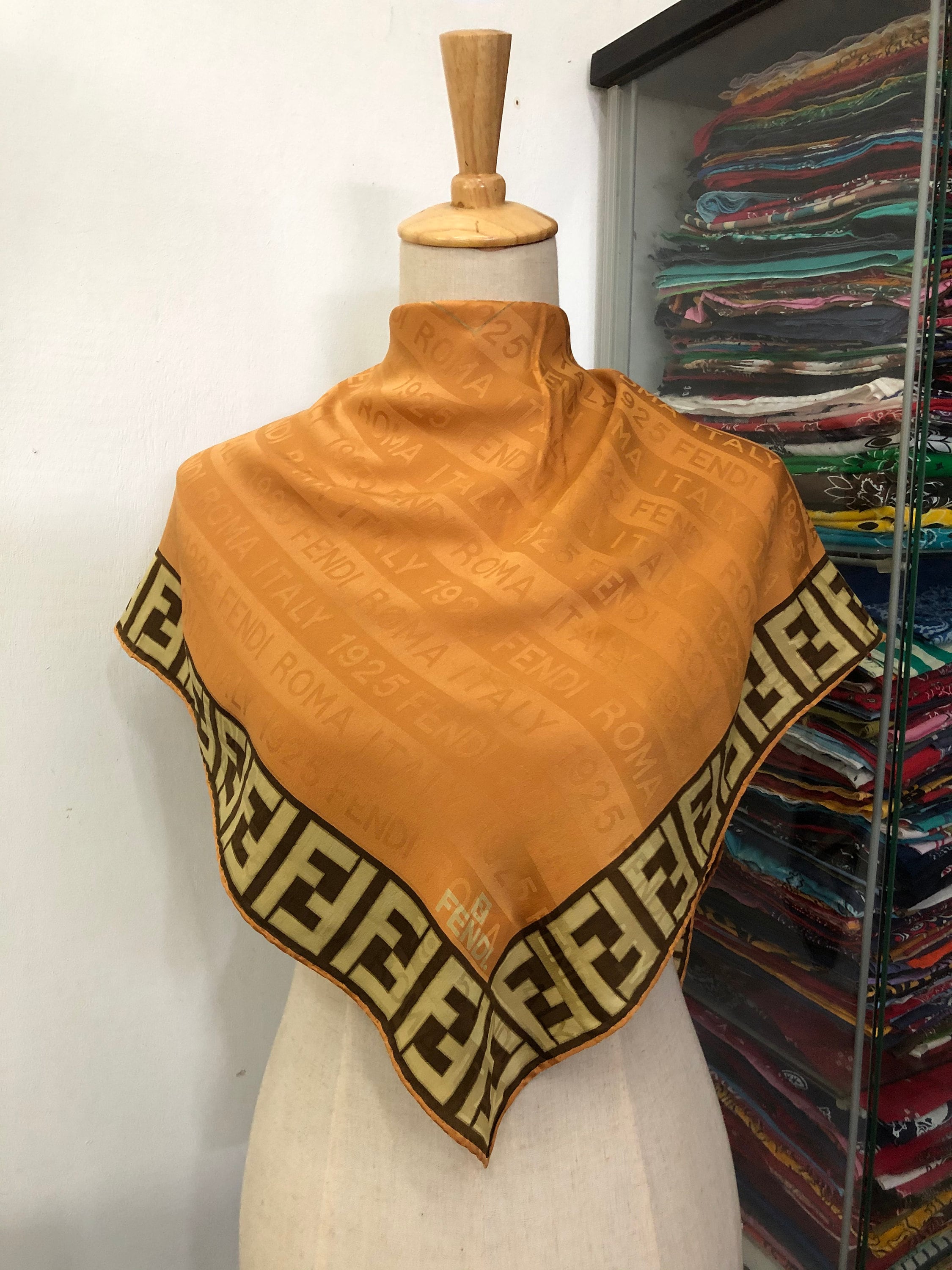 fendi silk scarf