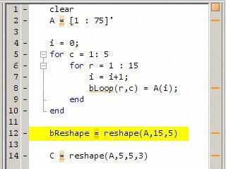 for loop matlab