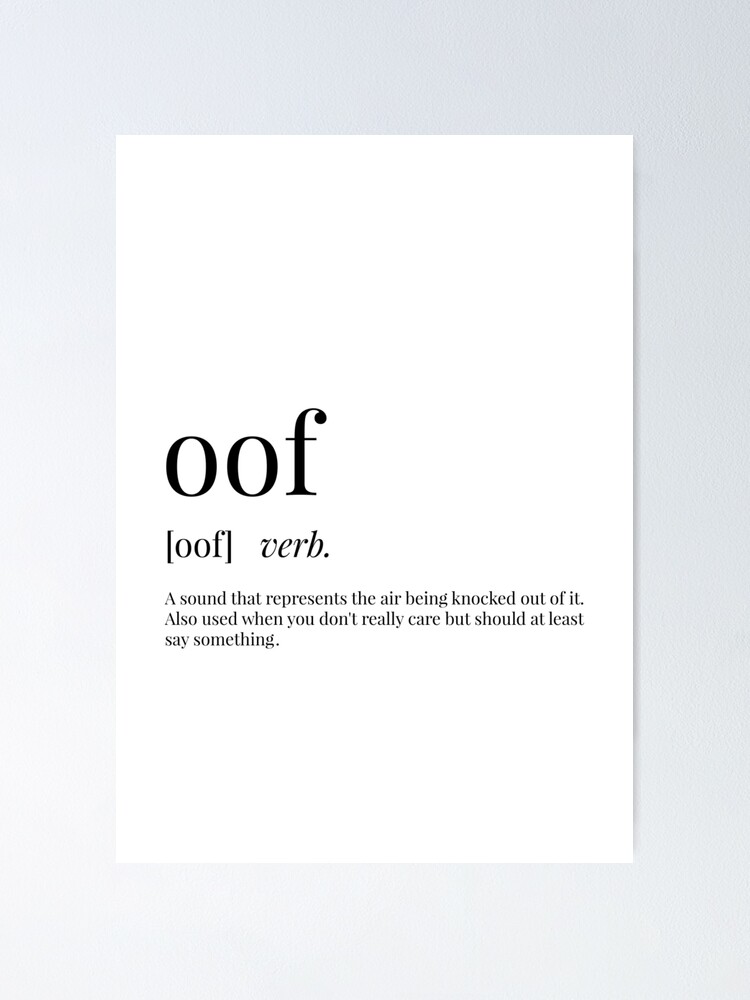 oof meaning