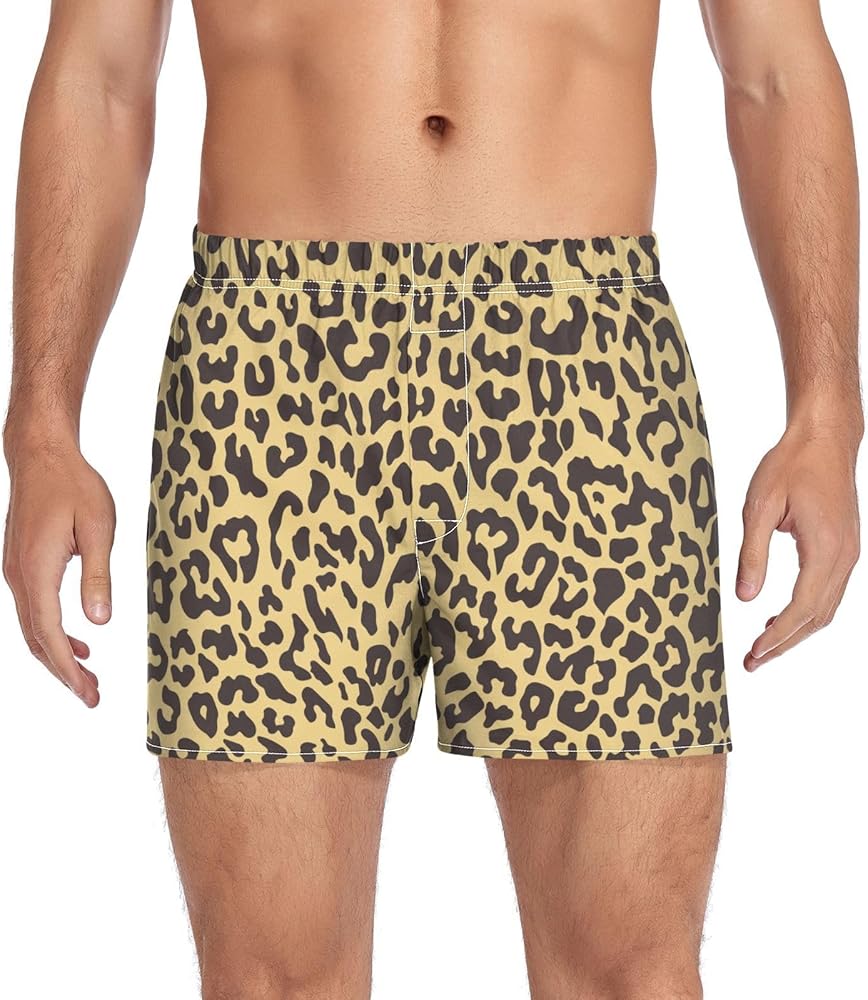 leopard print boxers mens