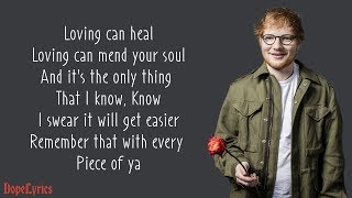 photograph lyrics ed sheeran