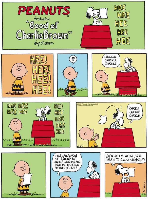 peanuts comic snoopy