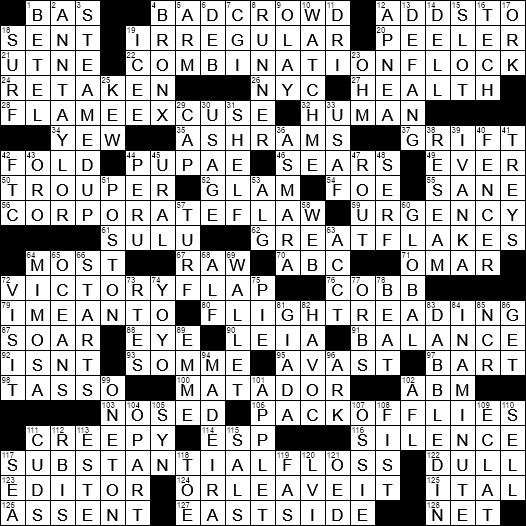 made an uproar crossword clue