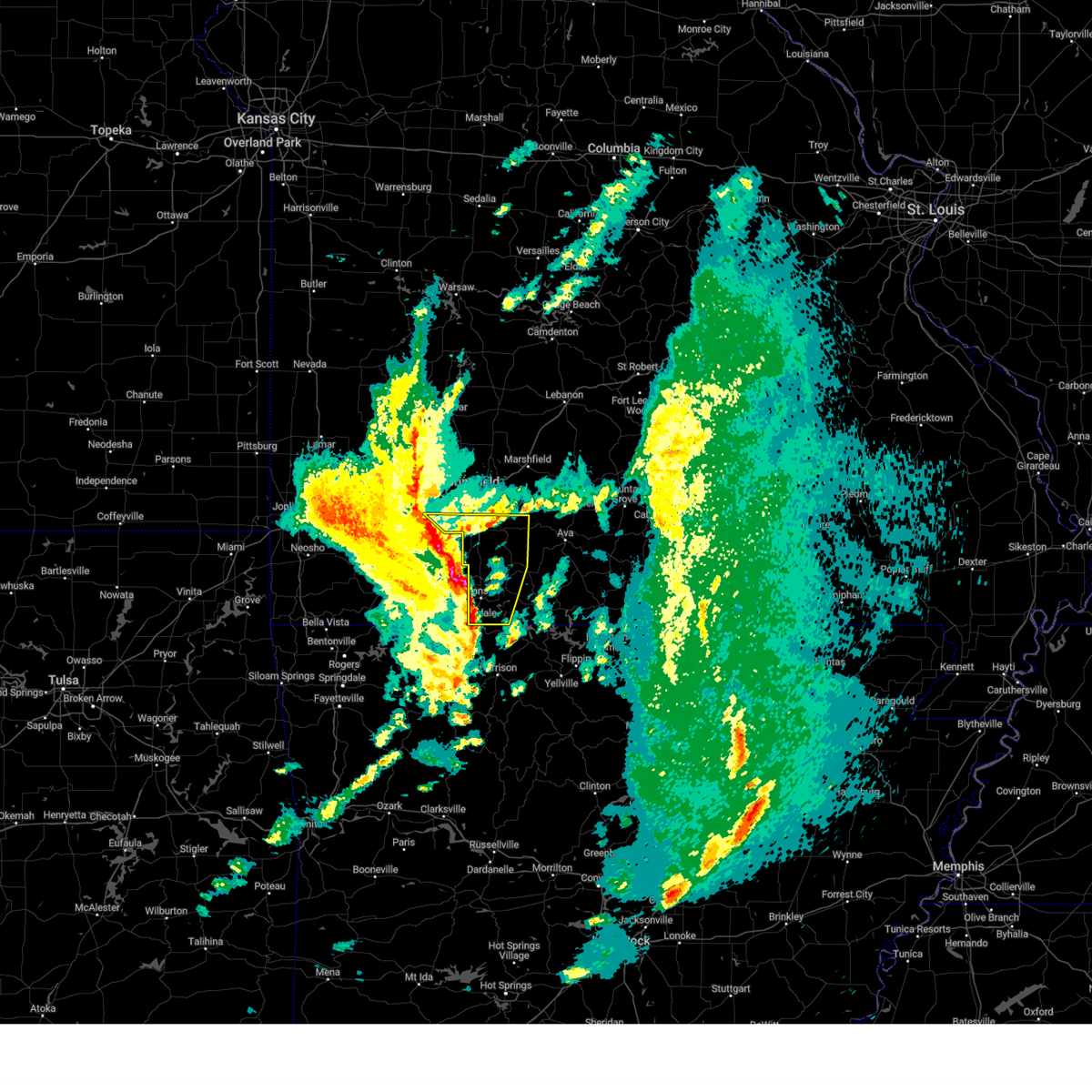 weather radar hollister mo