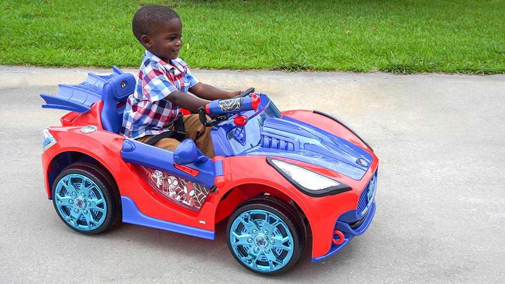 ride on spider man car