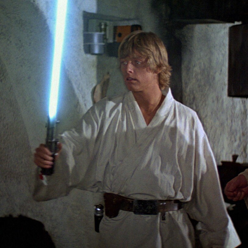 luke and anakin lightsaber