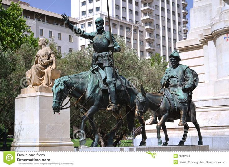 plaza de espana madrid statue