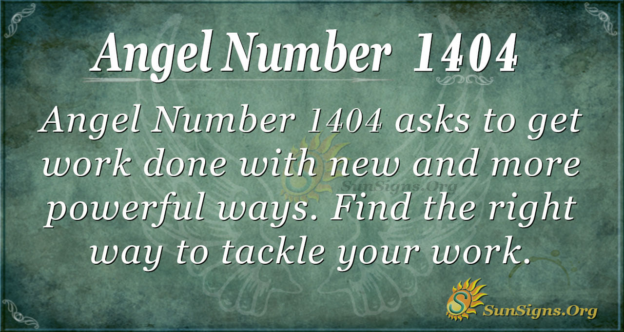 1404 angel number love