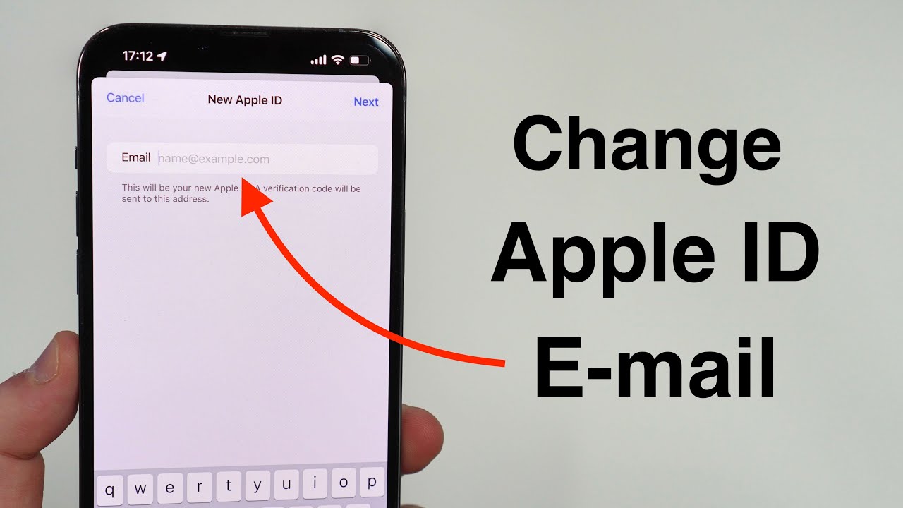 apple id email change