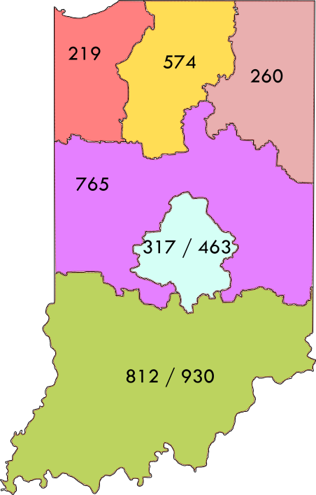 219 area code map